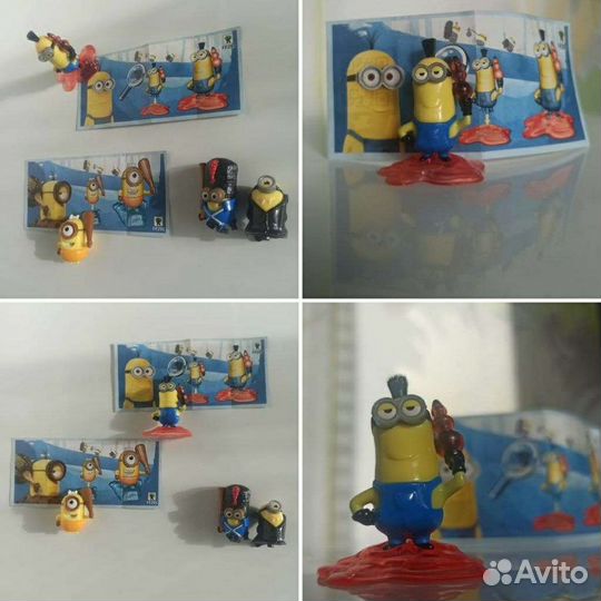 Киндер игрушки Новый год Миньоны штампы Монстры