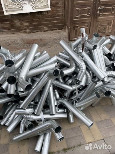 Самоварные трубы разных размеров