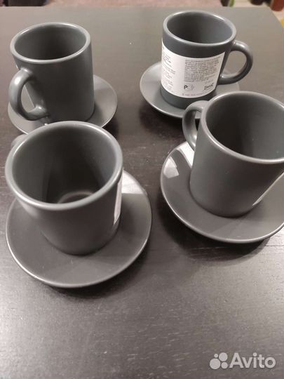 Чашка с блюдцем IKEA новая