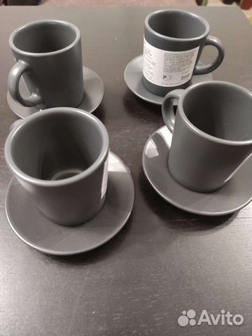 Чашка с блюдцем IKEA новая