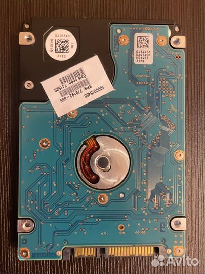 Жесткий диск hgst 1 тб HTS541010A9E680