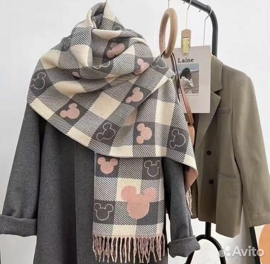 Палантин disney mickey mouse кашемир/шелк