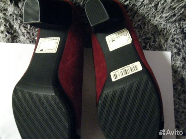 Туфли женские замшевые размер 38