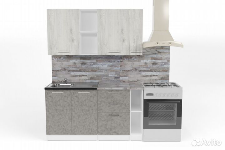 Кухонный гарнитур Виктория нормал 4 1500 мм