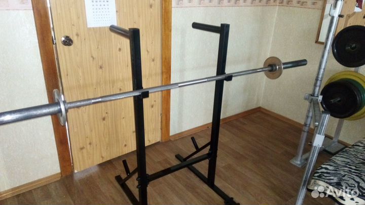 Стойка для жима с брусьями