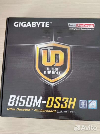 Процессор intel core i5 7400 + gigabyte b150