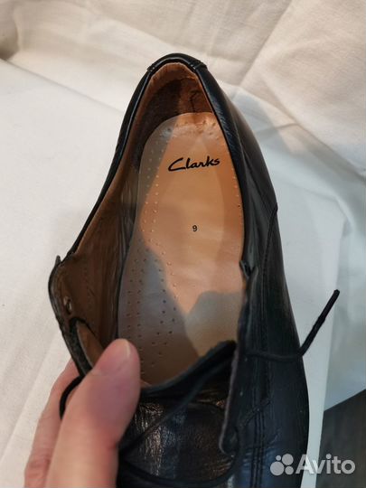 Полуботинки мужские кожаные Clarks Британия