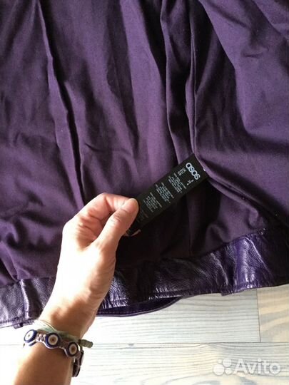 Кожаная куртка ASOS