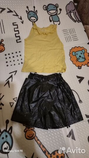 Вещи пакетом на девочку 122 128