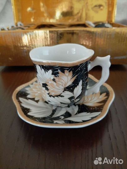 Кофейный сервиз новый. Чайный сервиз новый