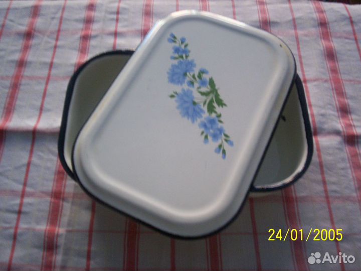 Судок чашка эмалированные СССР