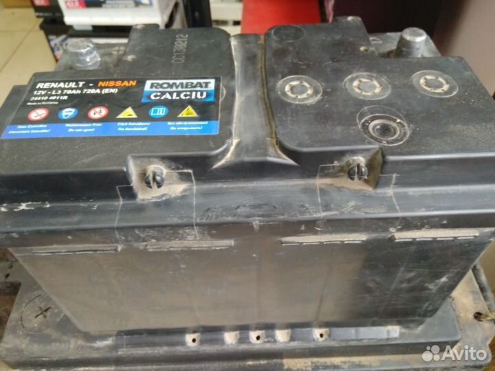 70Ач аккумулятор б/у Rombat (Renault-Nissan)