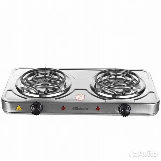 Плита 2 конфорки 145/145 мм. 1000Вт + 1000Вт. 03Н