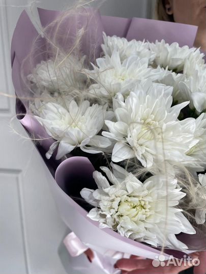 Букет из хризантем