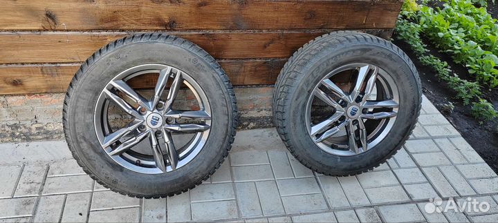Зимняя резина на дисках r16 (2 шт)