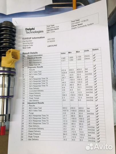 Насос форсунки Volvo VNL 20517502