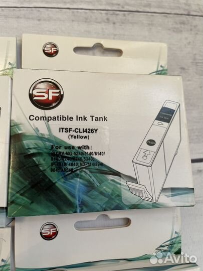 Картриджи цветные и черные