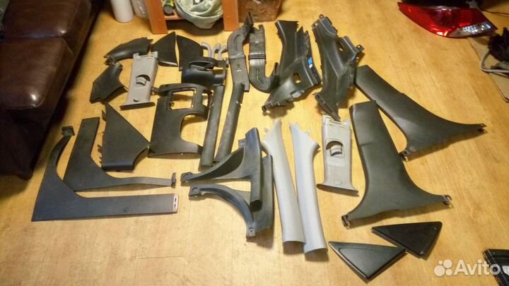 Пластик салона Hyundai solaris 1 до рест