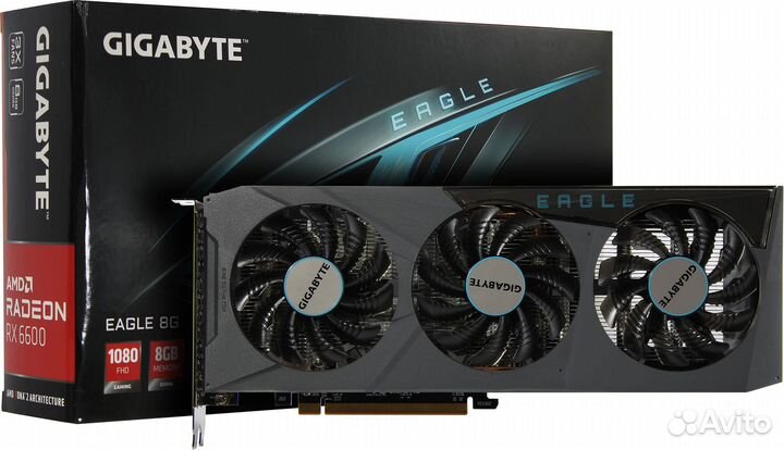 Видеокарта Gigabyte RX 6600 XT Eagle 8 Gb