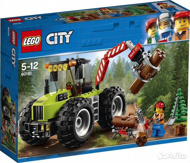 Конструктор lego City 60181 Лесной трактор