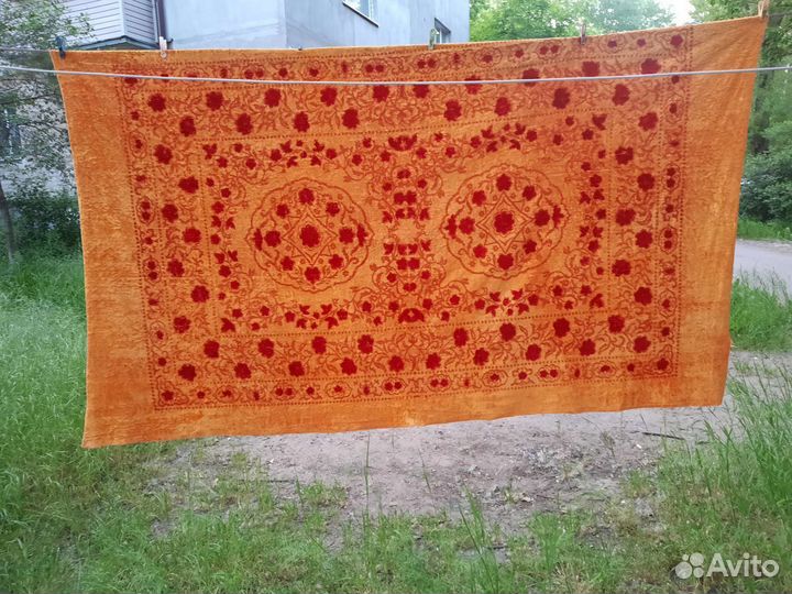 Ковер- пкрывало плюшевое эпохи СССР
