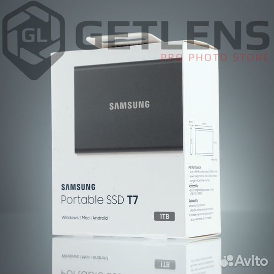 Samsung SSD T7 MU-PC1T0T/WW 1TB Titan Gray