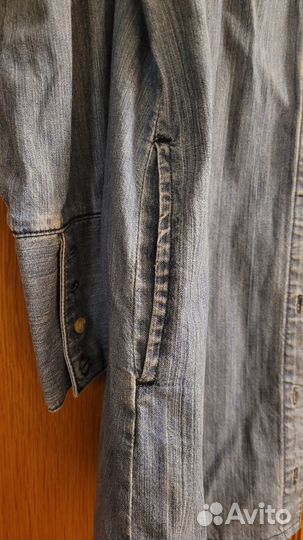 Женская джинсовая рубашка ASOS оверсайз