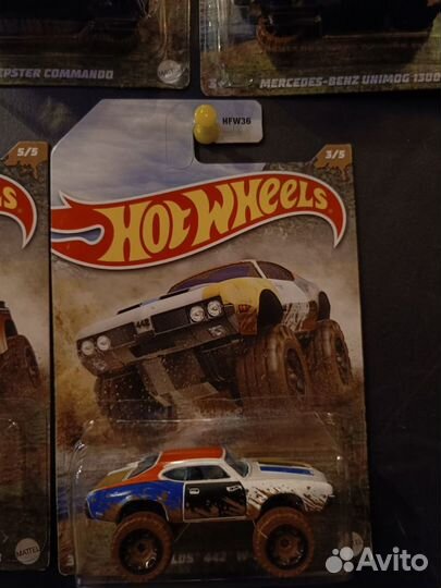 Hot Wheels Спецсерия MUD runners OFF road cars