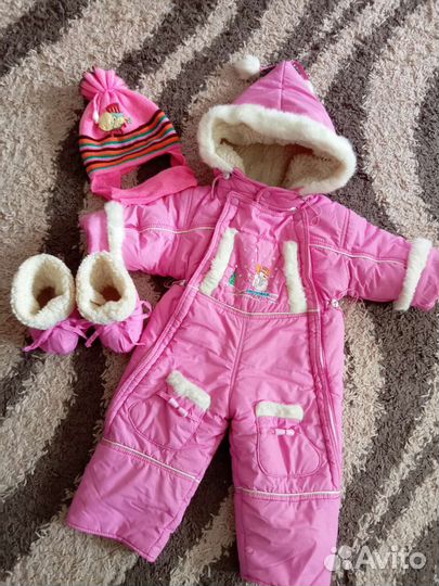 Зимний комбинезон для девочки