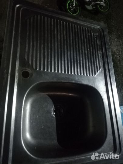 Мойка для кухни из нержавейки бу, кран lemark