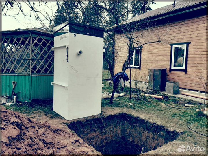 Установка септика. Рассрочка 12 мес