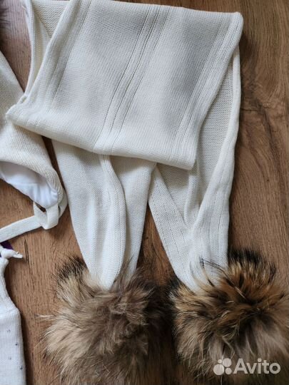 Комплект 5-6 л шапка, шарф, варежки, шлем, краги