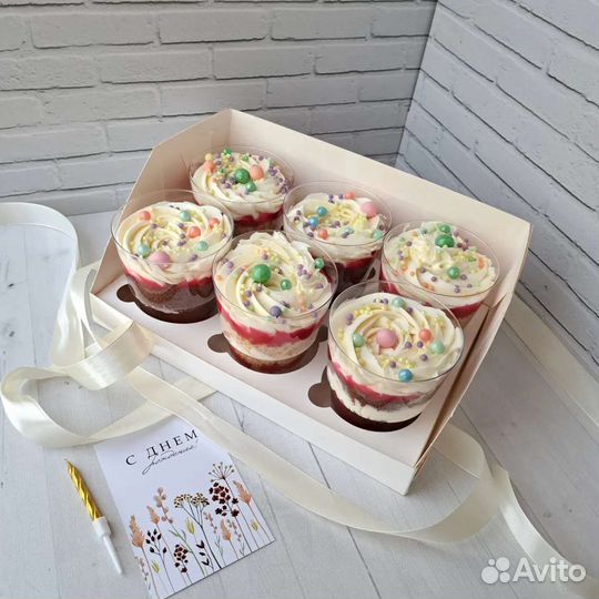 Трайфлы, капкейки, меренговый рулет