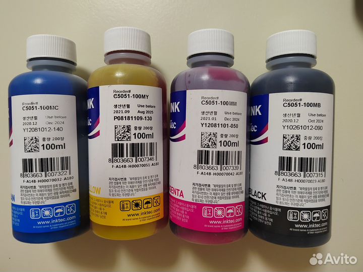 Чернила InkTec c5051, с5050 для заправки принтера
