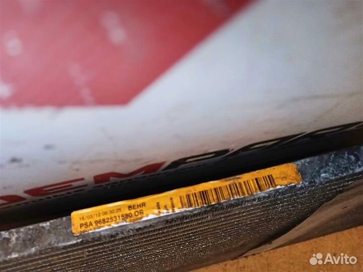 Радиатор кондиционера Citroen C4 B7