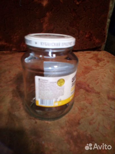 Банка стеклянная 450 мл с металлической крышкой