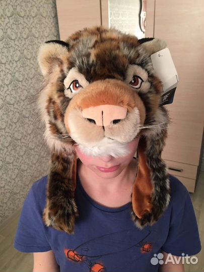 Шапка детская - леопард