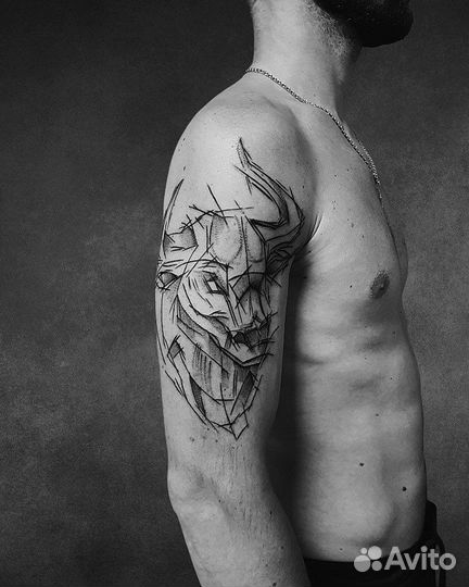 Коррекция старых татуировок