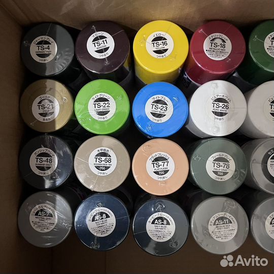 Краски tamiya TS и AS