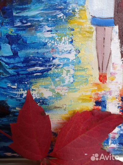 Картина маслом на холсте пейзаж