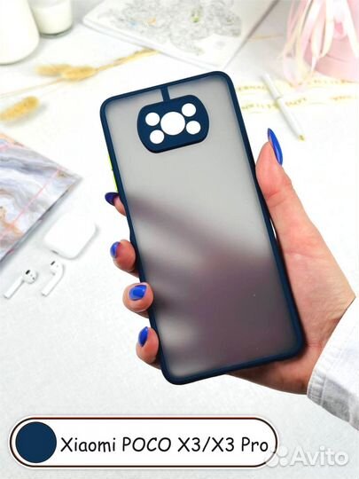 Чехол бампер для Xiaomi Poco X3 / Poco X3 Pro