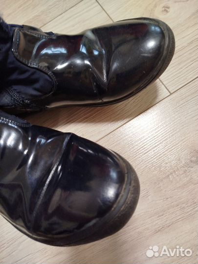 Непромокаемые демисезонные сапоги на девочку