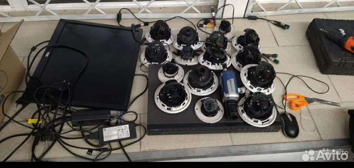 Камеры видеонаблюдения и ресивер LTV, комплект