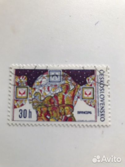 Марки почтовые. Разных стран