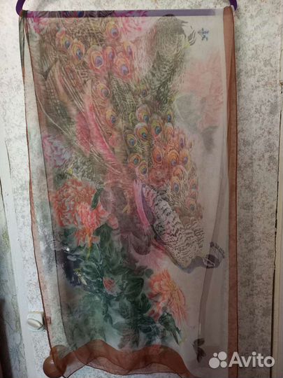 Шарфики из шифона, пакетом 7 шт