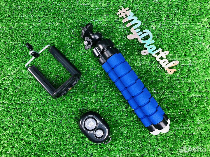 Штатив для телефона + крепление + пульт