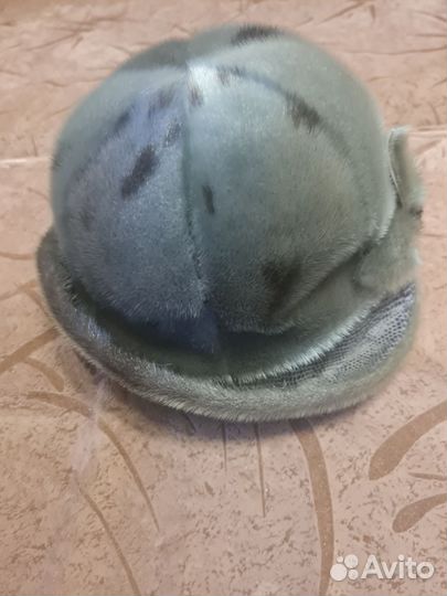 Шапка норковая женская 54