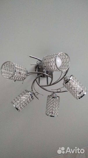 Люстра потолочная бу
