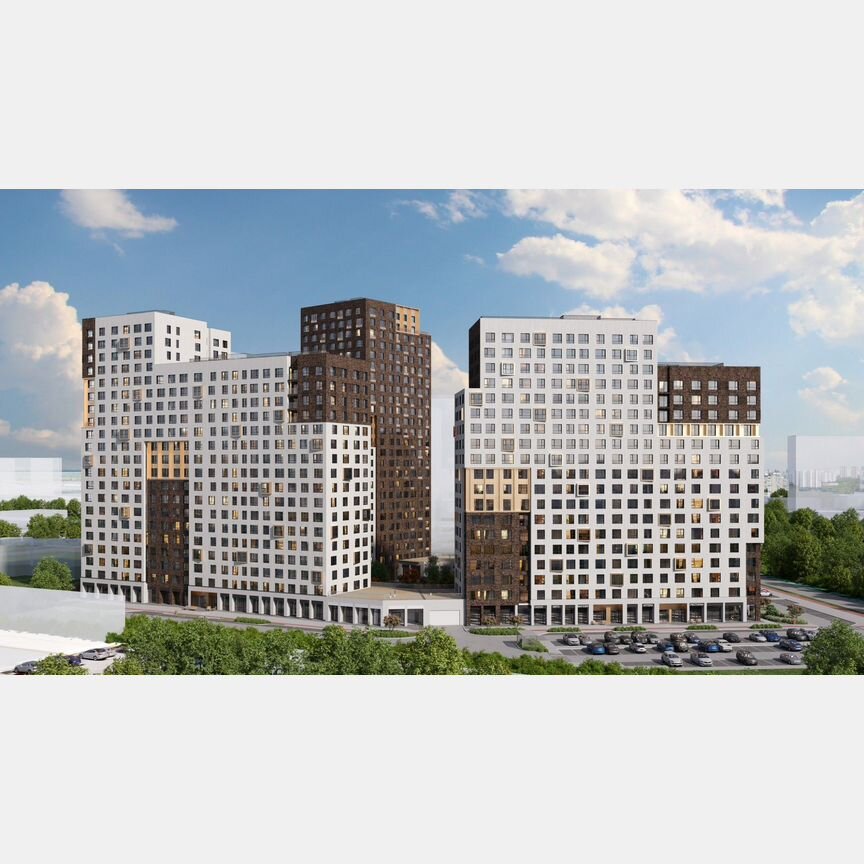 1-к. квартира, 39,7 м², 4/23 эт.