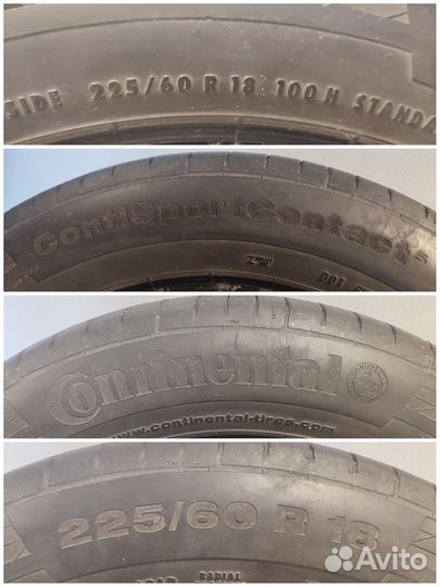 Continental ContiSportContact 5 SUV 225/60 R18 100H